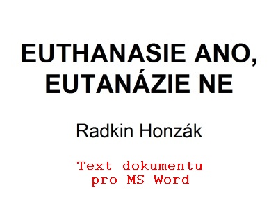 Prezentace, MUDr. Radkin Honzák